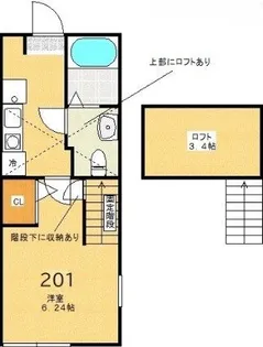 ステラハウス【2階】の間取り