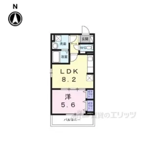 ヒカルサ京都北山栗栖1【2階】の間取り