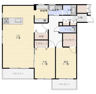 DIノアIII【1階】の間取り