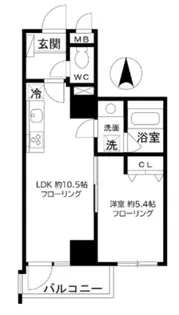 アートヴィラージュ亀戸【4階】の間取り