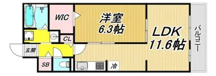 パルク大西【2階】の間取り