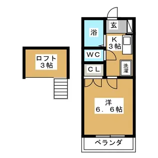 メイプルヒルズM・II【2階】の間取り