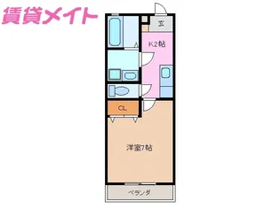 サンフォレスト24【2階】の間取り