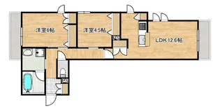 TWIN ROCKS N~ツインロックス エヌ~【2階】の間取り