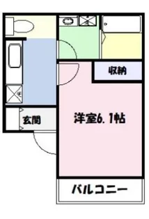 サザンレジデンス谷在家【1階】の間取り