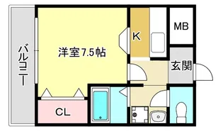 ニューノモトマンション【3階】の間取り
