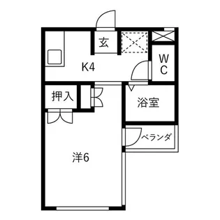 J’sハイツ【2階】の間取り