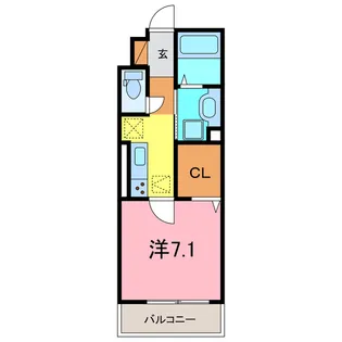 クインシー18【2階】の間取り