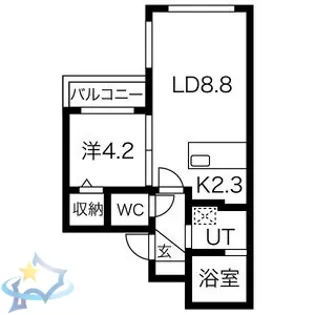 グランドライン【3階】の間取り