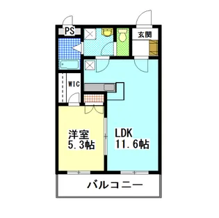 グリーンヒルズ【3階】の間取り
