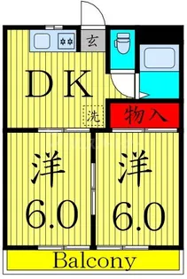 第三ハイツ石塚【1階】の間取り