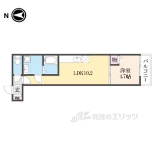 クレアール芝辻町【2階】の間取り
