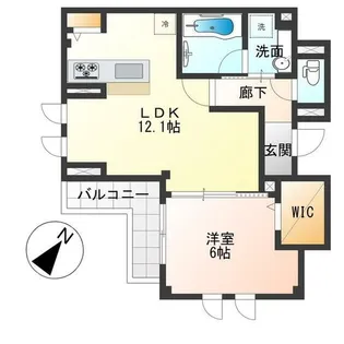 Mutiara【2階】の間取り