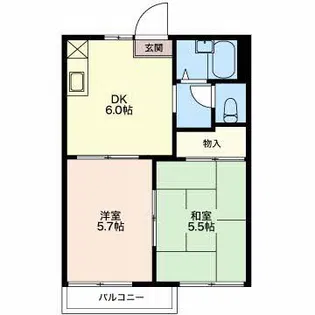 メゾン白沢【2階】の間取り
