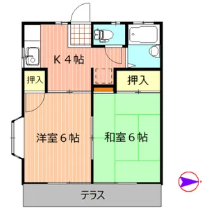 アネックスOHGAMI【1階】の間取り