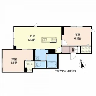 グレースランド日吉【1階】の間取り