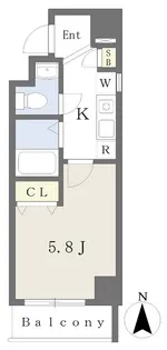 VAN【6階】の間取り