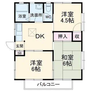 マーガレットハイツ【2階】の間取り