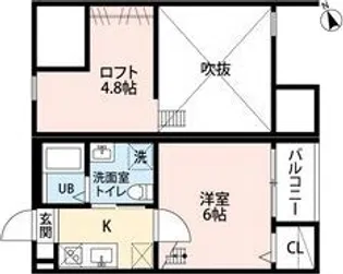 LUTELLA III【2階】の間取り
