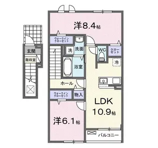 クロリス【2階】の間取り