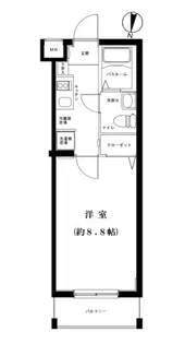 グランフォース高円寺【1階】の間取り