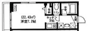 フラッツ神楽坂【2階】の間取り