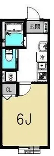 ベルンハルト新松戸【1階】の間取り