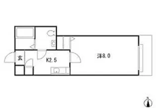 シャンブルY・K【1階】の間取り