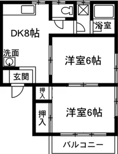 群馬県伊勢崎市新栄町【アパート】の間取り