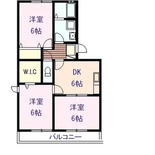 コラージュみなみ【2階】の間取り