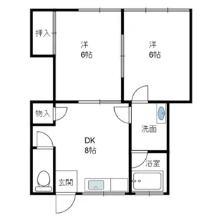ハイム小笠原【1階】の間取り