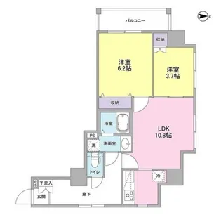 アイビス【7階】の間取り