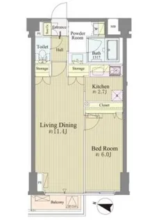 神楽坂南町ハウス【3階】の間取り
