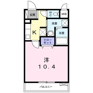 サクラ ドエリング【2階】の間取り