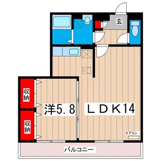 グレースヒルズI【1階】の間取り