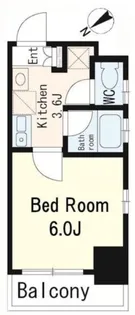 City Creation茅場町【5階】の間取り