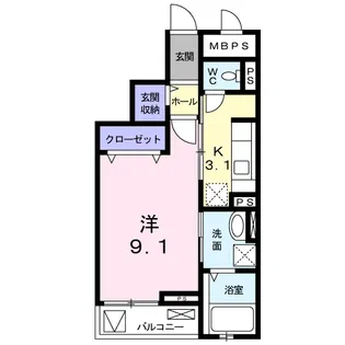 セレノアロッジオ7【3階】の間取り