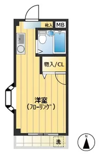 コーポ宮本【2階】の間取り