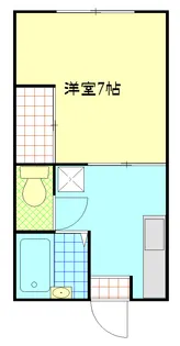 トールスハイツA【1階】の間取り