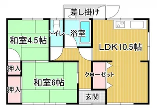 山口県防府市迫戸町【一戸建】の間取り