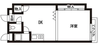 サンシティー荒江【3階】の間取り
