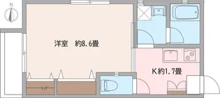F.court下北沢【1階】の間取り