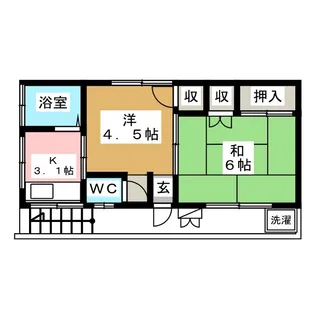 石山荘【1階】の間取り