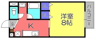 ボーソレイユ【1階】の間取り