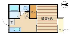 東京都大田区大森東3【アパート】の間取り