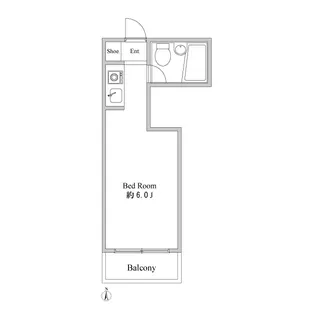 サン・ドミール【1階】の間取り