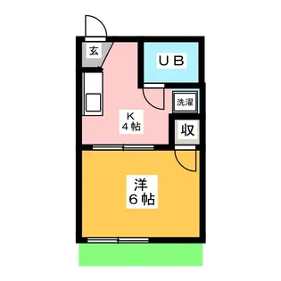 フォーブル日清A【1階】の間取り