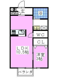 アマービレ【1階】の間取り