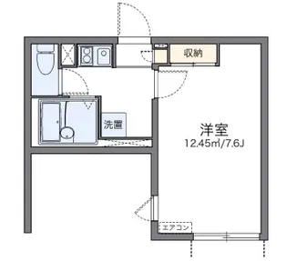 神奈川県横浜市神奈川区菅田町【アパート】の間取り
