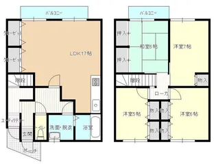 プレジデント金沢【4階】の間取り
